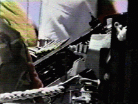 Escanaba's 50 Cal Gun, Armed and Ready